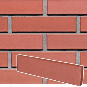 Caramida Aparenta Klinker ALFA rosie (250 x 65 x 10 mm)