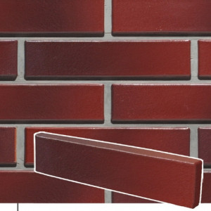 Caramida Aparenta Klinker ETNA rosu inchis (250 x 65 x 10 mm)