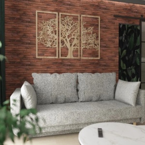 caramida aparenta pentru living 