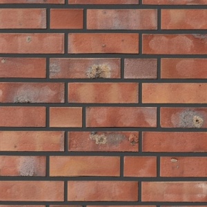 Caramida Aparenta Newcastle, rosu caramiziu multicolor, NF rost antracit
