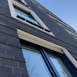 Caramida Aparenta Toulouse, negru nuantat, NF (240x71x14 mm) cladire