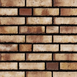 Caramida Aparenta Wiesmoor, bej nisipiu multicolor, NF (240x71x14 mm) rost negru