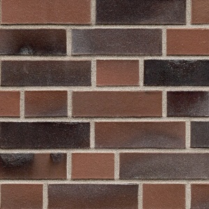 Caramida Klinker Oldenburg braun-blau-bunt Kohlebrand, neteda, NF (240x115x71 mm)