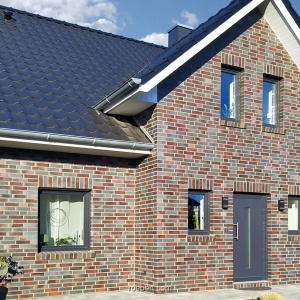 Caramida Klinker Oxford Kohle, neteda, NF (240x115x71 mm) intrare