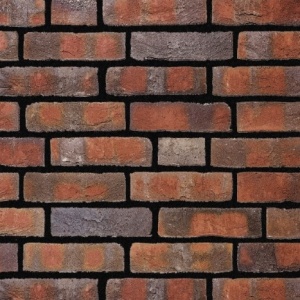 Caramida Klinker Wasserstrich, multicolor fumuriu, NF (240x115x71 mm) rost negru