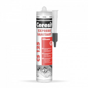 Ceresit CS 125 - Silicon sanitar cu intarire rapida, 280 ml