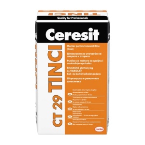 Ceresit CT 29 - mortar tinci pentru reparatii si finisaje pereti