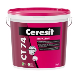 Ceresit CT 74 - Tencuiala decorativa silicata cu aspect de praf de praf de praf de piatra