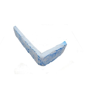 Coltar caramida aparenta Pastel Corner, Blue Whitened, 265x65x15 mm