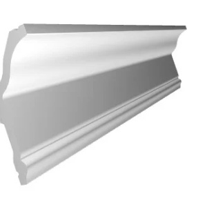 Cornisa decorativa Manavi C23 polimer rigid 5.7x2.9x200 cm
