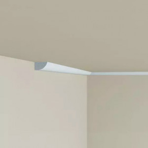 Cornisa tavan decorativa Manavi C1 din polimer rigid 1.1x1.9x200 cm