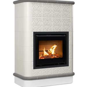 Creta 5 Levels - Soba pe lemne cu acumulare, din maiolica - 8,4 kW CC 007
