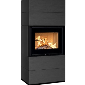 Front - Soba pe lemne cu acumulare, din maiolica - 8,5 kW FR 004