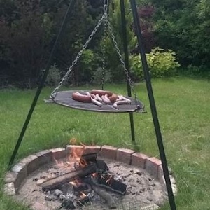 disc fonta rotund pentru carne si legume