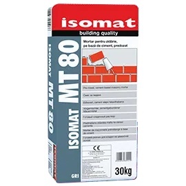Isomat MT-80 - Mortar pe baza de ciment, premixat, pentru zidarie, 30 kg