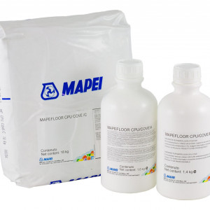 Mapefloor CPU Plus COVE - Mortar tricomponent pentru realizarea scafelor la imbinarile de colt intre pereti si pardoseli