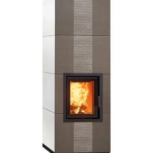 Maxi - Soba pe lemne cu acumulare, din maiolica - 8,3 kW MX 027