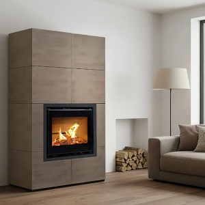 Over - Soba pe lemne cu acumulare, din maiolica - 8,4 kW