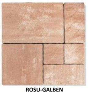 Pavaj Accordo Combi Rosu-Galben
