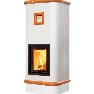 Quadra 5 Levels - Soba pe lemne cu acumulare, din maiolica - 8,2 kW QC 016