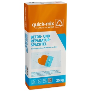 Quick-mix BRS - Chit de reparatii beton, armat cu fibre, strat pana la 30 mm, 25 kg