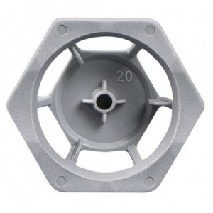 RawlPlug R-SC40-HEX - suport universal de legatura pentru cabluri si conducte, fata
