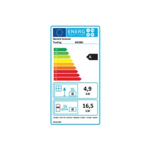 Semineu pentru Incalzire Centrala cu Perete Dublu 21.4 kW, 490x1050x460 mm eficienta energetica