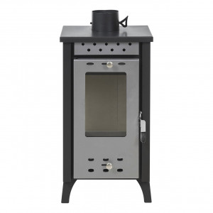 Soba pe lemne MG 100, gri