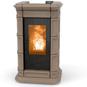 Soba pe peleti Thermorossi Saint Moritz Natural Plus Evo 11,4 kW turtledove