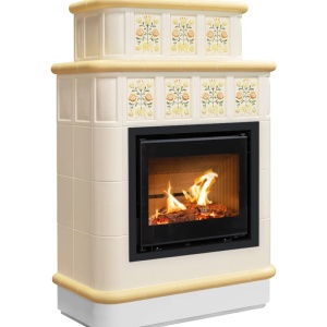 Sparta - Soba pe lemne cu acumulare, din maiolica - 8,4 kW SP 014