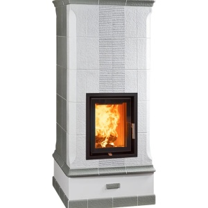 Vega - Soba pe lemne cu acumulare, din maiolica - 8,3 kW VG 003