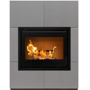 Wide - Soba pe lemne cu acumulare, din maiolica - 8,4 kW WD 008