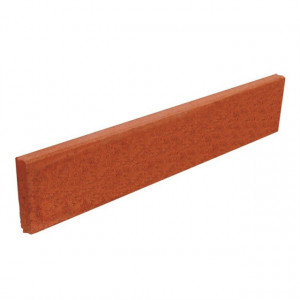 Bordura nut feder - bordura dreapta 100x5x20 cm, rosu