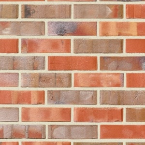 Caramida Aparenta Dublin 50-50, rosu portocaliu maro multicolor, NF (240x71x14 mm) rost crem