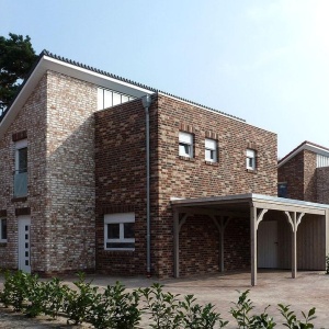 caramida aparenta rosu brun multicolor cu aspect rustic antichizat
