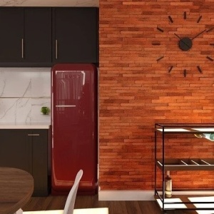 caramida aparenta decorativa pentru bucatarie