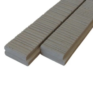 Caramida decorativa  ciment fatada Long Vertical Gray S02 finisaj structurat