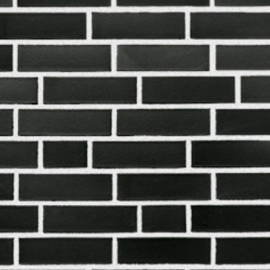 Caramida Klinker Faro, negru nuantat, neteda, NF rost alb