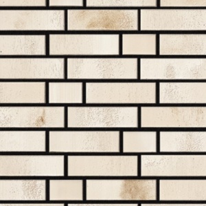 Caramida Klinker Lyon, alb-perlat (240x115x71 mm) rost negru