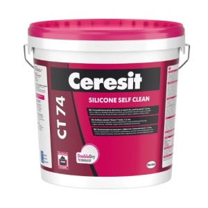 Ceresit CT 74 - Tencuiala decorativa silicata cu aspect de praf de praf de praf de piatra