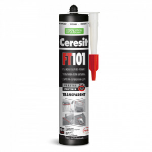 Ceresit FT 101 - Adeziv rezistent la intemperii, 280ml, transparent