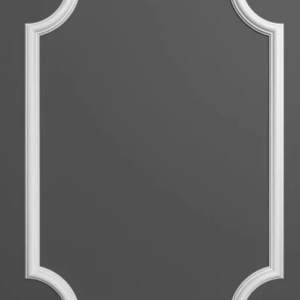 Chenar decorativ Manavi din poliuretan B21-1 - 15.1x15.1x1.2 cm perete