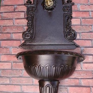 chiuveta gradina fonta cupru 43 cm