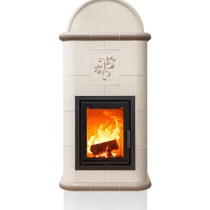Cima 4 Levels - Soba pe lemne cu acumulare, din maiolica - 8,2 kW CI 002