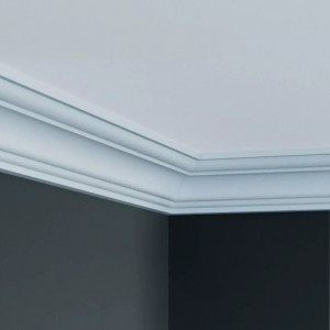 Cornisa decorativa Manavi P819 din poliuretan 6.8x6.8x200 cm