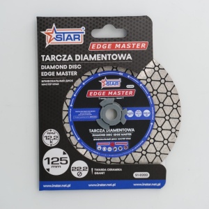 Disc diamantat 125 mm Edge Master Star pentru gresie portelanata si granit
