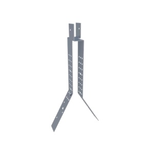 Element universal fixare sipca coama 30x50x230 mm din otel zincat pentru acoperis