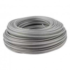 Fir trimmer rotund cu insertie metalica 15 m pentru motocoasa