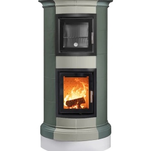 Gala - Soba pe lemne cu acumulare si cuptor, din maiolica - 8,6 kW GL 005