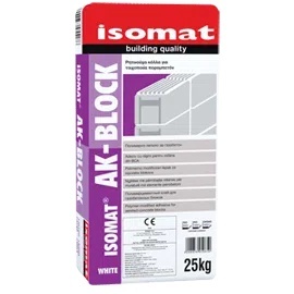 Isomat AK-BLOCK - Mortar profesional pentru zidarie BCA, 25 kg